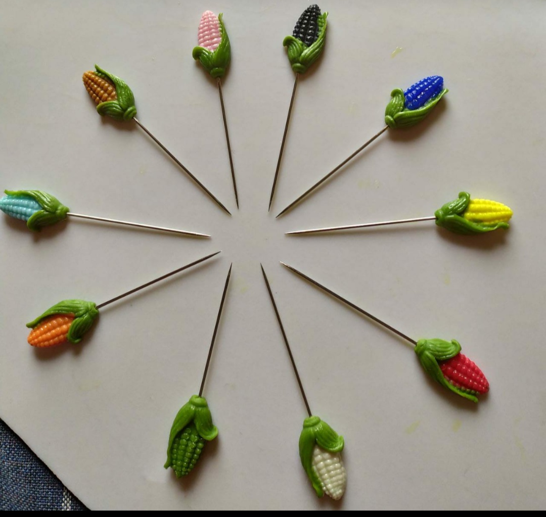 Decorative Hijab Pin Set – Multi Color Pearl Pins