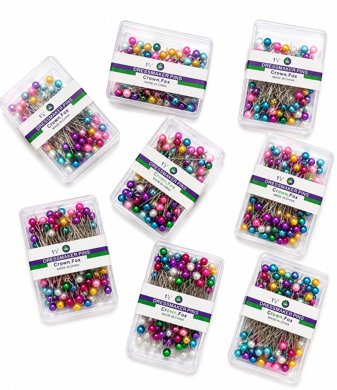 Decorative Hijab Pin Set – Multi Color Pearl Pins
