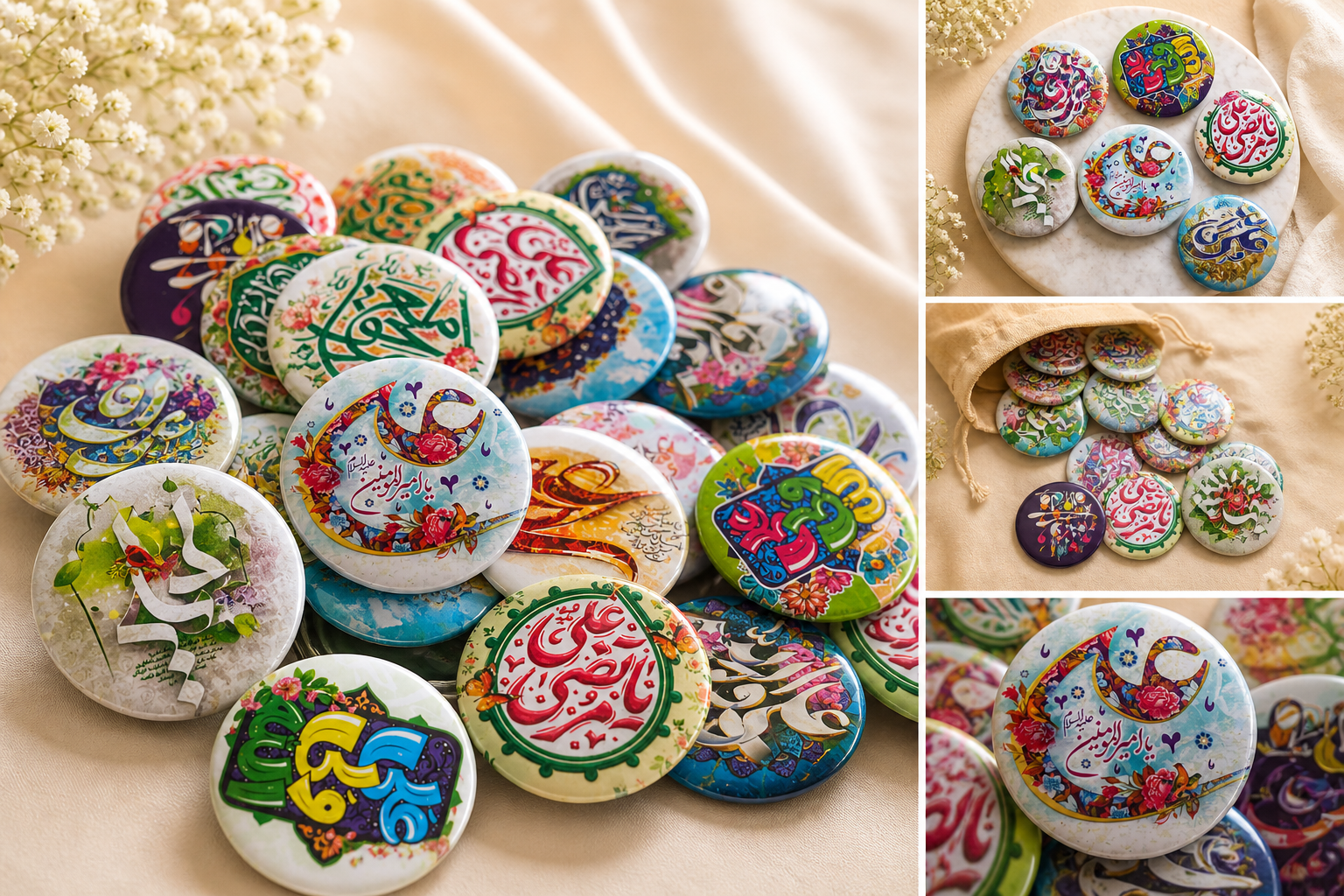 Custom Islamic Badge Pins