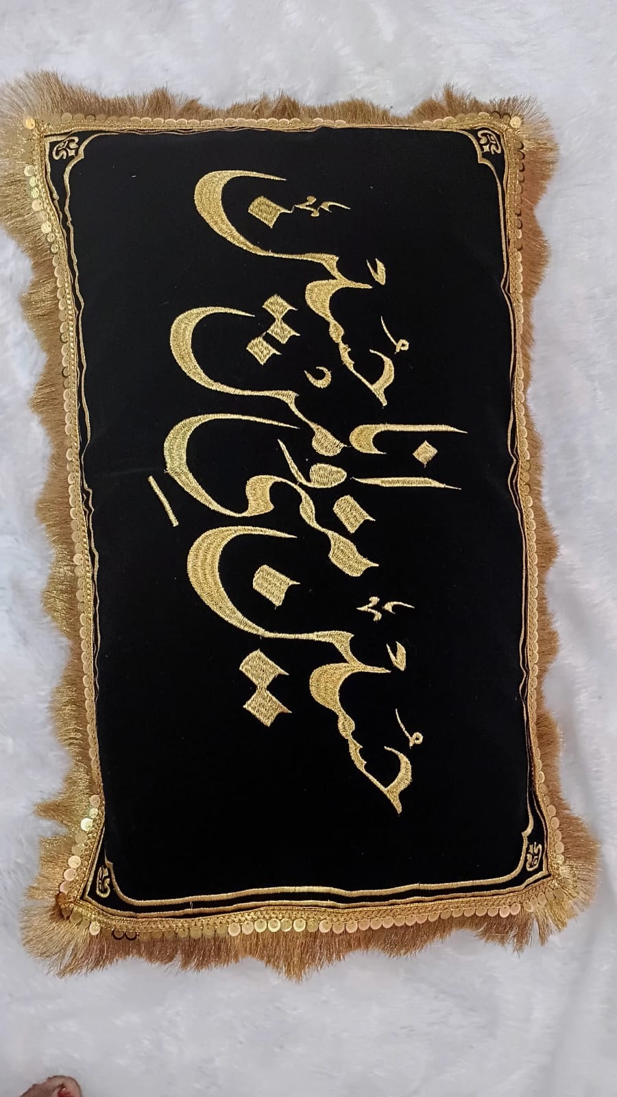 Soz Cover (Velvet Pillow Cover with Full Embroidery)