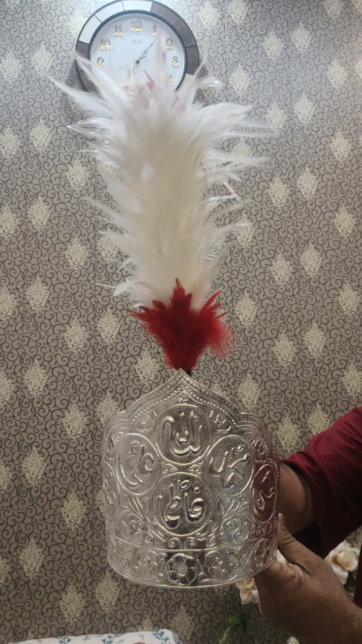 Shahi Taj (Crown) & Fur Set for Zuljanah & Taboot